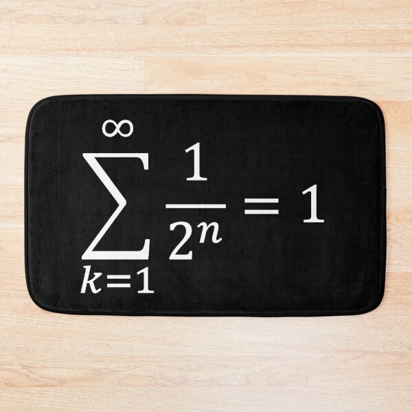 Item preview, geometrical sum equals 1, the infinite leads to a finite, dark version designed and sold by NoetherSym.