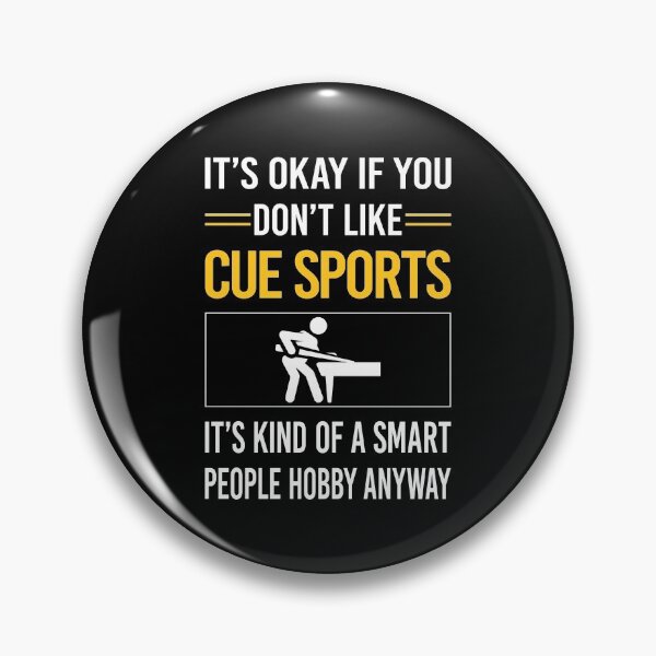 Item preview, Funny Smart People Cue Sports designed and sold by jiggleterrified.