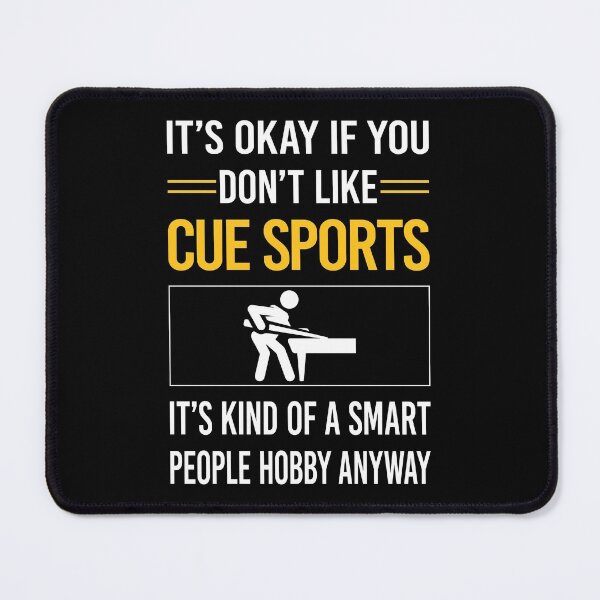 Item preview, Funny Smart People Cue Sports designed and sold by jiggleterrified.