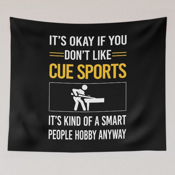 Item preview, Funny Smart People Cue Sports designed and sold by jiggleterrified.