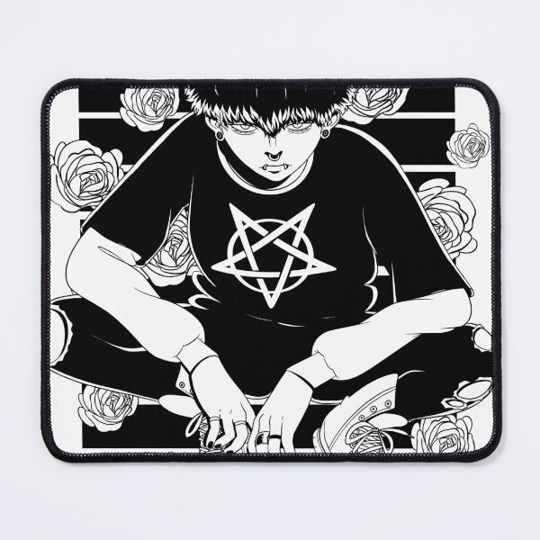 Item preview, Goth Anime Boy Gothic Japanese Vaporware Aesthetic designed and sold by Nosek1ng.