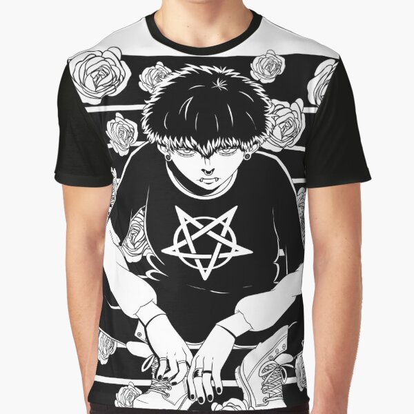 Goth Anime Boy Gothic Japanese Nosek1ng Vaporware Sale for by | Redbubble Aesthetic\