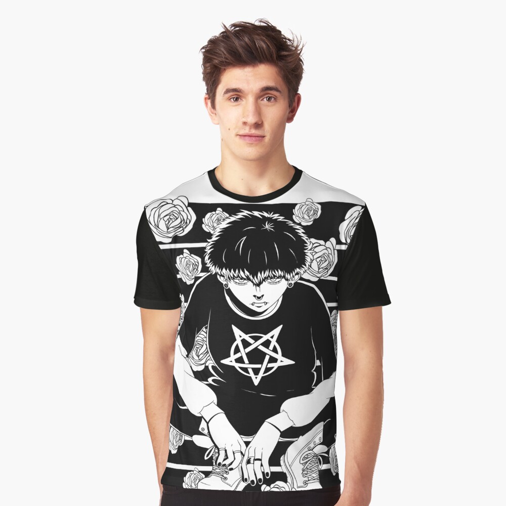Anime by Nosek1ng Sale Gothic Print Vaporware Goth Japanese | Boy Redbubble Aesthetic\