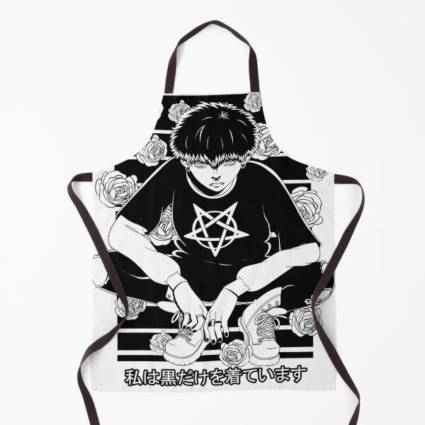 Item preview, Goth Anime Boy Gothic Japanese Vaporware Aesthetic designed and sold by Nosek1ng.