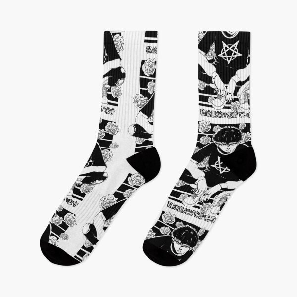 Item preview, Goth Anime Boy Gothic Japanese Vaporware Aesthetic designed and sold by Nosek1ng.