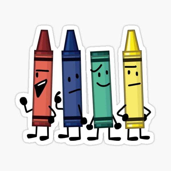 "Crayon Box OSO Funny" Sticker by Artisto110 Redbubble