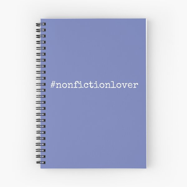 Item preview, #nonfictionlover designed and sold by The Bookworm Store.
