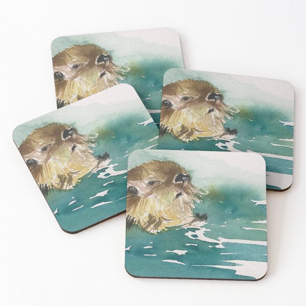 Item preview, Delightful Otter  designed and sold by BethMcAlpineArt.