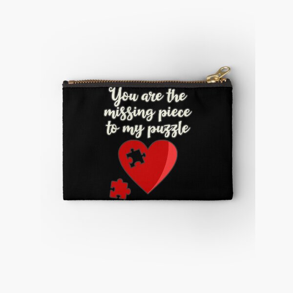 Item preview, You Are The Missing Piece To My Puzzle Valentines Day Heart Puzzle Design designed and sold by TrulyEpoque.