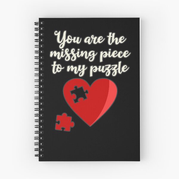 Item preview, You Are The Missing Piece To My Puzzle Valentines Day Heart Puzzle Design designed and sold by TrulyEpoque.