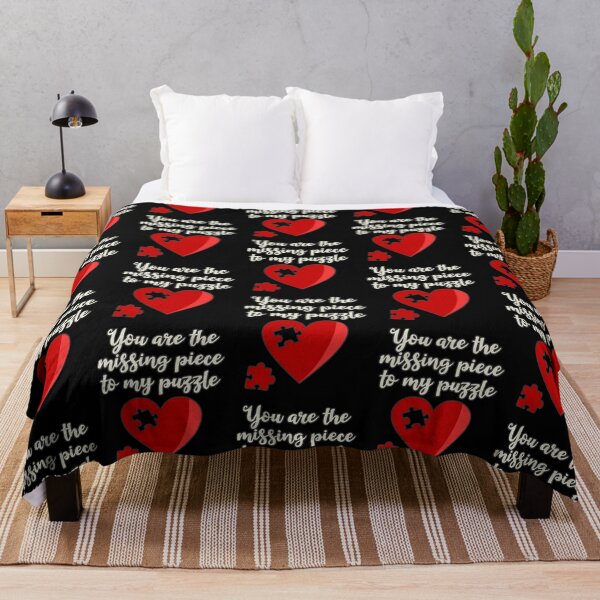 Item preview, You Are The Missing Piece To My Puzzle Valentines Day Heart Puzzle Design designed and sold by TrulyEpoque.