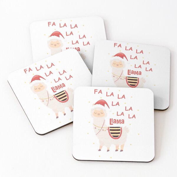 Item preview, Fa La La La Llama Christmas Lights Snowflakes designed and sold by istoriadesign.