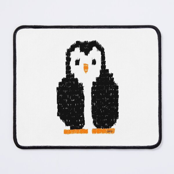 Item preview, Checkered penguin white background designed and sold by MentaLee.