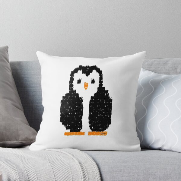 Item preview, Checkered penguin white background designed and sold by MentaLee.