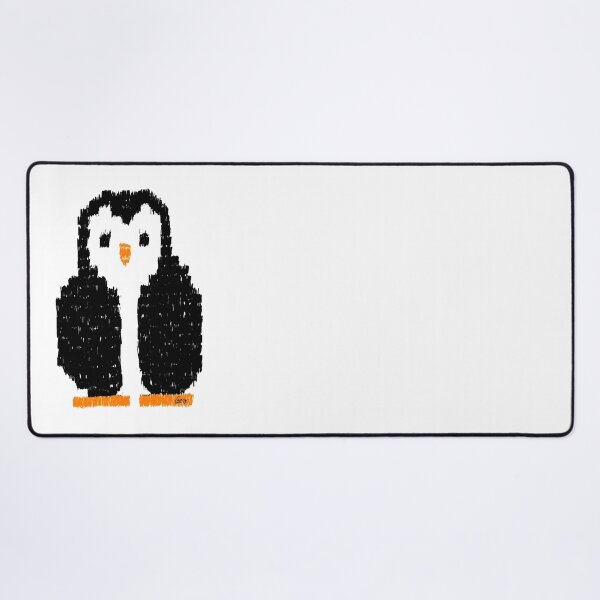 Item preview, Checkered penguin white background designed and sold by MentaLee.