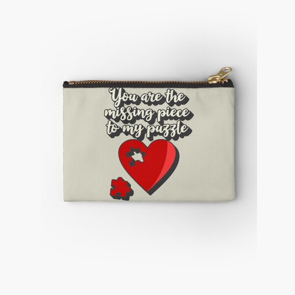 Item preview, You Are The Missing Piece To My Puzzle Valentines Day Heart Puzzle Design designed and sold by TrulyEpoque.