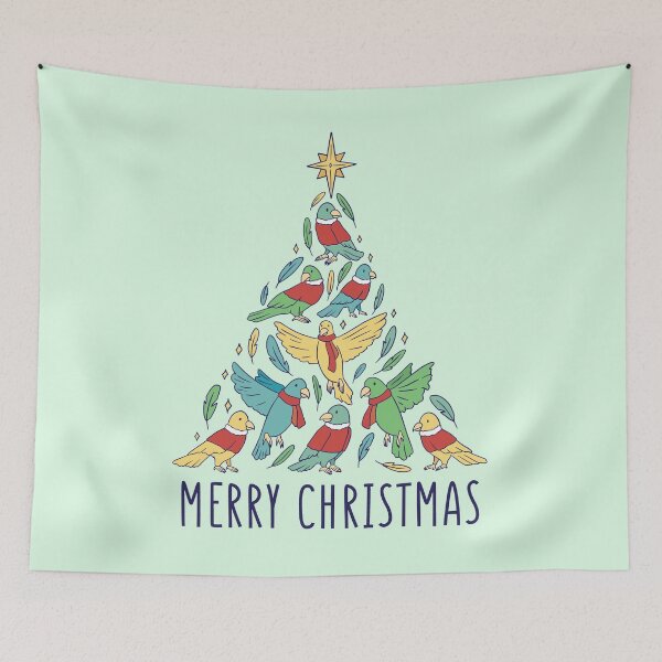 Item preview, Bird tree christmas tree designed and sold by TamGustam.