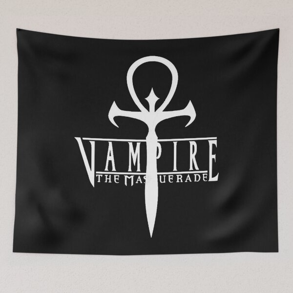 Item preview, vampire white logo Classic T-Shirt.png designed and sold by TabathaNeely.