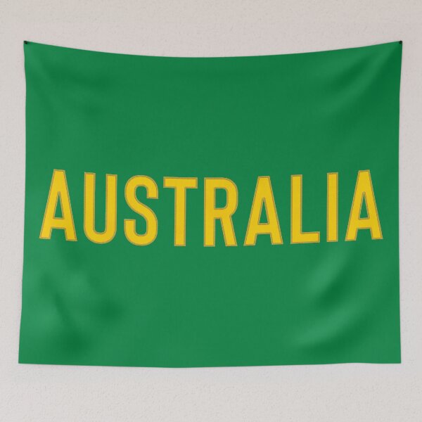 Item preview, Embroidered Australia text designed and sold by Jukka Heilimo.