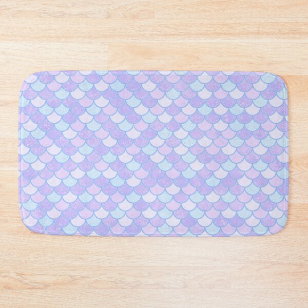 Item preview, Light Blue and Purple Mermaid Scales Pattern designed and sold by Saanis.