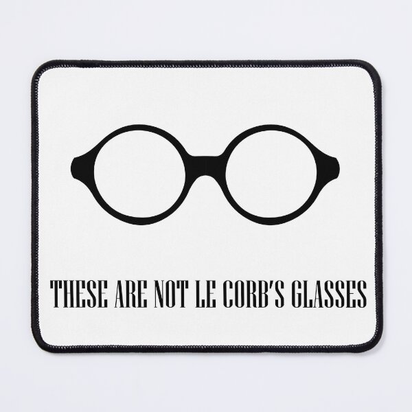 Item preview, Le Corbusier - These Glasses that don't Make the Architect designed and sold by pinspace.
