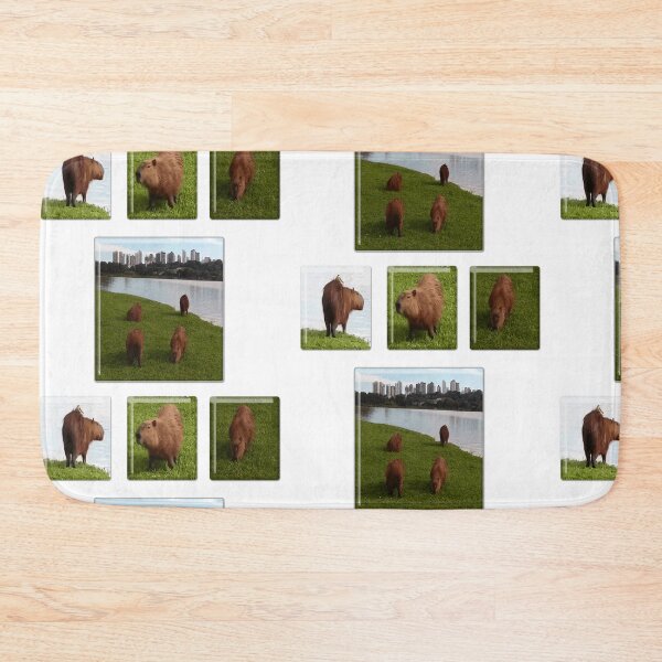 Item preview, Curitiba capivaras designed and sold by Art Store Stickers.