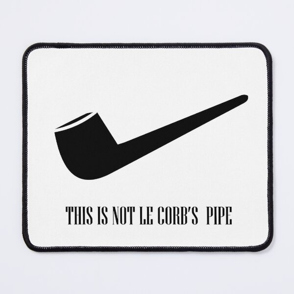 Item preview, Le Corbusier - The Architect that doesn't use a Pipe designed and sold by pinspace.