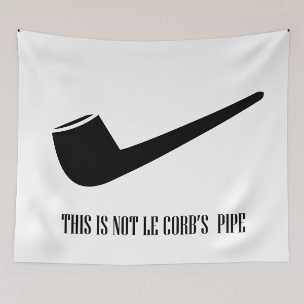 Item preview, Le Corbusier - The Architect that doesn't use a Pipe designed and sold by pinspace.