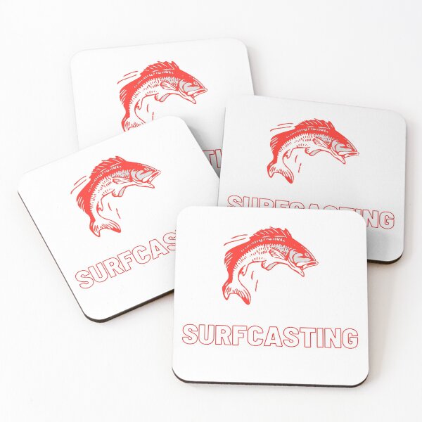 Item preview, Surfcasting fishing beach design red designed and sold by AmonRa16.