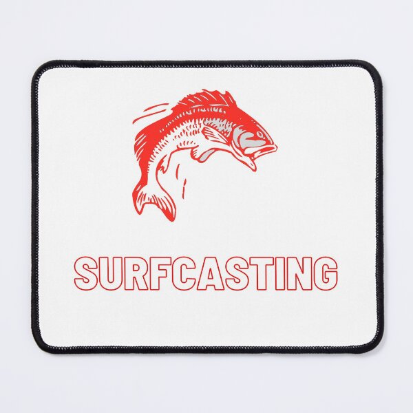 Item preview, Surfcasting fishing beach design red designed and sold by AmonRa16.