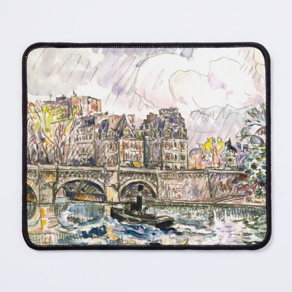 Item preview, Paris: Le Place Dauphine (1928) by Paul Signac designed and sold by Designedbysm.