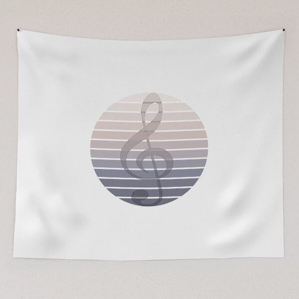 Item preview, Vintage treble clef  designed and sold by Moonlight-Art-.
