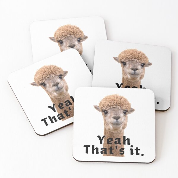 Item preview, Alpaca says Yeah.. Thats it.  designed and sold by Joricherry.