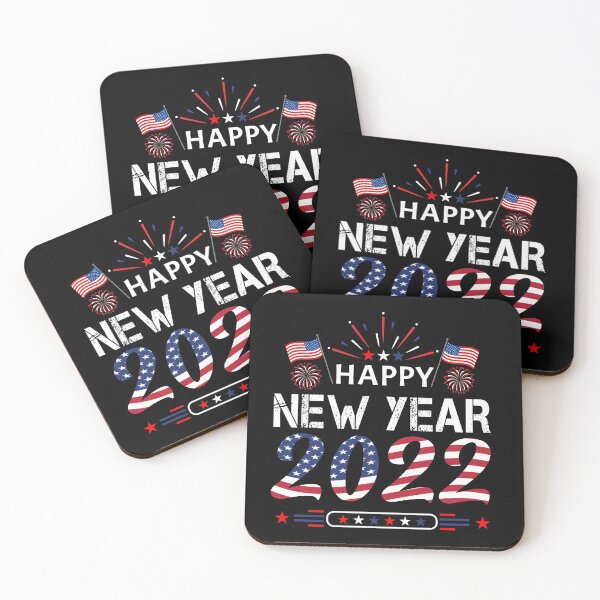 Item preview, Happy New Year 2022 USA Flag  designed and sold by cartyourchoice.