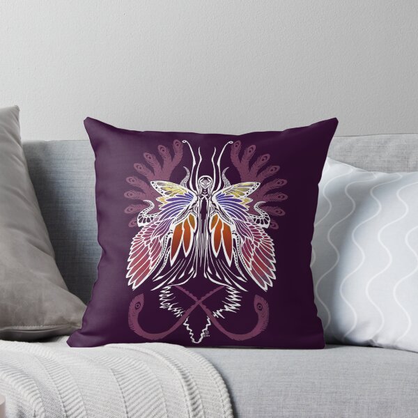 Item preview, Mab the Queen of Fey (bold white and pale purple) designed and sold by circuitdruid.