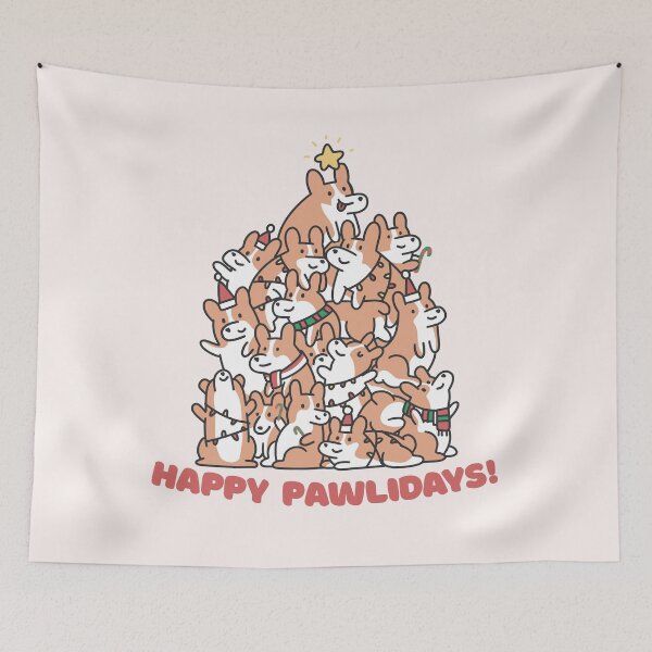 Item preview, Happy Pawlidays designed and sold by TamGustam.