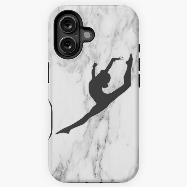 Vista previa del artículo con la obra «Silueta de gimnasta de mármol», diseñado y vendido por Flexiblepeople.