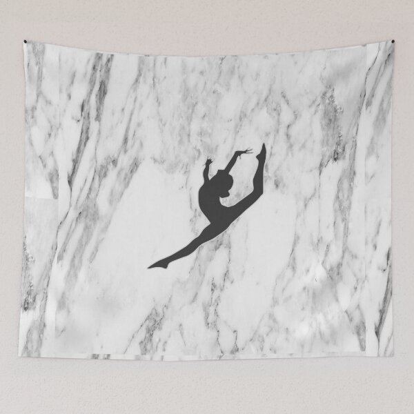 Item preview, Marble Gymnast Silhouette  designed and sold by Flexiblepeople.