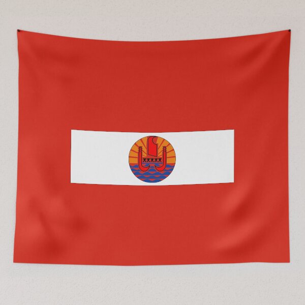 Item preview, French Polynesia Flag designed and sold by Freihalt.