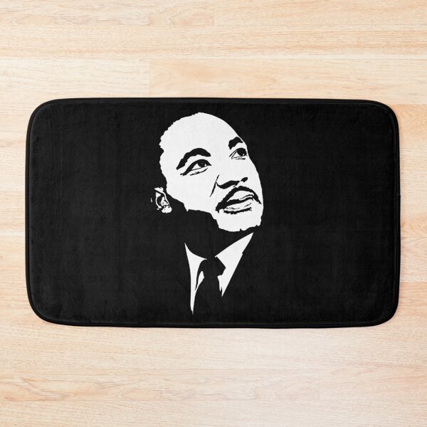 Item preview, Martin Luther King / MLK, black and white silhouette illustration designed and sold by Marcin Adrian.