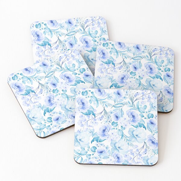 Item preview, Rose blue Flowers Art designed and sold by Tshirtstory.