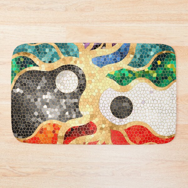 Item preview, Mosaic Tree of life - Yin Yang designed and sold by k9printart.