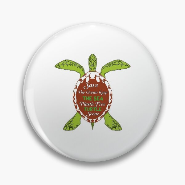 Item preview, Save The Ocean Keep The Sea Plastic Free Turtle Scene designed and sold by Innovational.