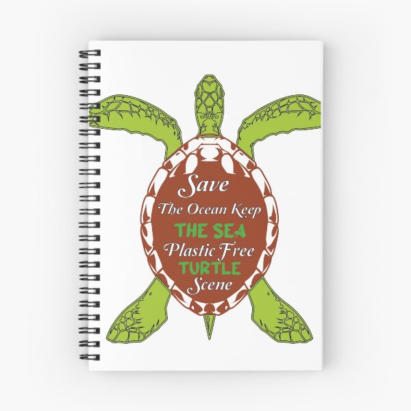 Item preview, Save The Ocean Keep The Sea Plastic Free Turtle Scene designed and sold by Innovational.