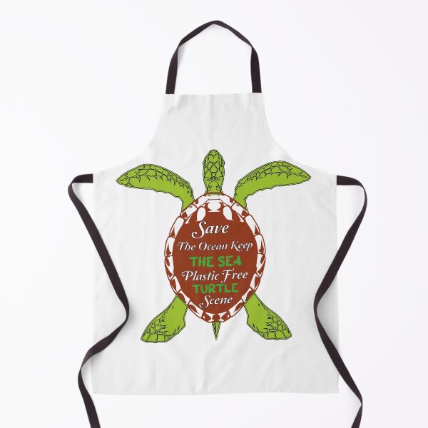 Item preview, Save The Ocean Keep The Sea Plastic Free Turtle Scene designed and sold by Innovational.