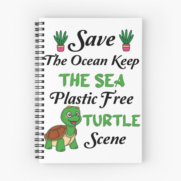 Item preview, Save The Ocean Keep The Sea Plastic Free Turtle Scene designed and sold by Innovational.