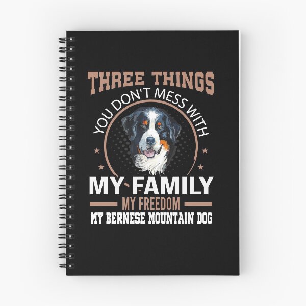 Item preview, Three Things Don't Mess With Bernese Mountain dog designed and sold by Ibu83.