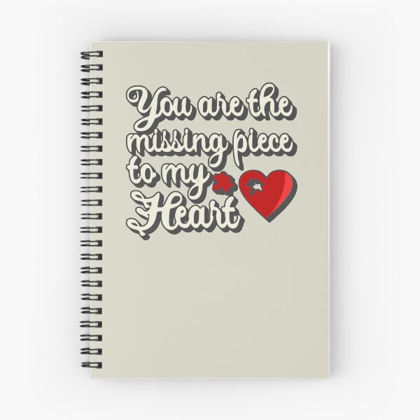 Item preview, You Are The Missing Piece To My Heart Lovely Valentines Day Puzzle Piece Heart Slogan designed and sold by TrulyEpoque.