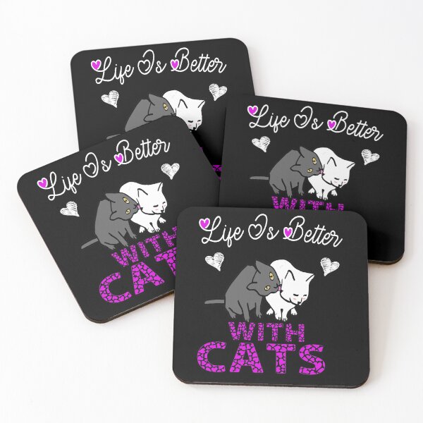 Item preview, Cat Lover Life Is Better With Cats Valentine's Day Funny designed and sold by ilias13.