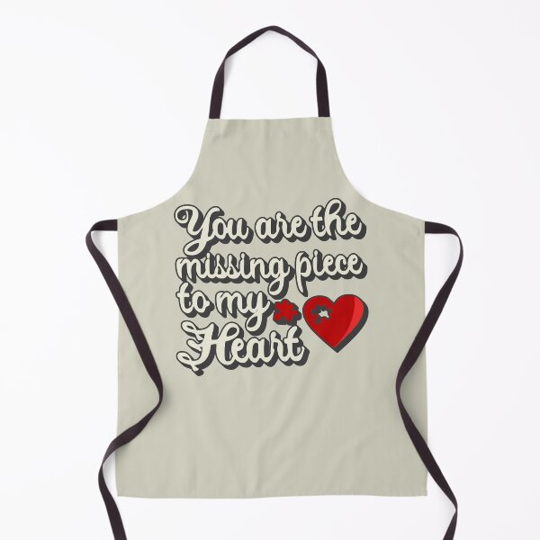 Item preview, You Are The Missing Piece To My Heart Lovely Valentines Day Puzzle Piece Heart Slogan designed and sold by TrulyEpoque.